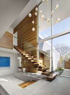 Escalier Design, Minimal Interior Design, Stairway Design, Stairs Design Modern, Home Stairs Design, Modern Stairs, Lan Can, Interior Stairs, Modern Staircase