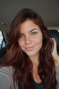 30+ Stunning Reddish Brown Hair Colors You'll Absolutely Love! - Flo's Blog Red Brown Hair Colors, Cocoa Hair, Cinnamon Brown Hair, Reddish Brown Hair Color, Red Brown Hair Color, Brown Hair Color Shades, Cinnamon Hair, Reddish Brown Hair, Dark Red Hair