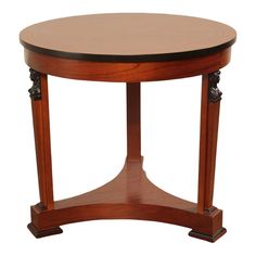 Mission Oak, French Empire, Empire Style, Round Side Table, Coffee And End Tables, Room Interior, China Cabinet, End Tables, Living Furniture