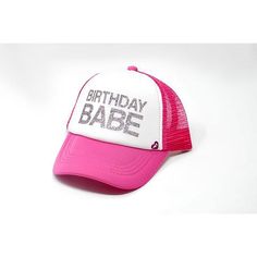 Party Like It's Your Birthday!! This Pink Trucker Hat Features "Birthday Babe" On The Front In A Glitter Font. Adjustable Back Strap Allows For Multi-Size Fittings. Playful Birthday Cap Style Hat, Playful Birthday Cap Hat, Cute Cap For Birthday, Cute Birthday Cap Hat, Trendy White Mini Hat For Party, Fun Pink Birthday Hat, Adjustable Pink Baseball Cap Birthday, Adjustable Pink Baseball Cap For Birthday, Playful Adjustable Hats For Birthday