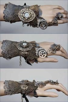 Jewelry Craft Ideas - Pandahall.com Steampunk Kunst, Steampunk Outfits, Ways To Wear A Scarf