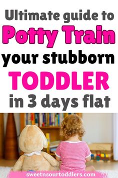 the ultimate guide to potty train your stubborn toddler in 3 days flat