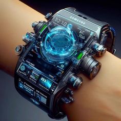 a close up of a wrist with a watch on it