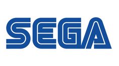 the sega logo is shown on a white background