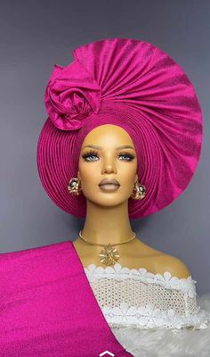 Auto Gele Head Wrap,  Nigerian Aso Oke Gele Head Tie, Head Wrap For Black Women, African Head Wrap, Gele Head Wrap TO SEE OTHER COLORS AND DESIGNS OF AUTOGELE HEADWRAPS, BRAIDED WIGS AND AFRICAN CORAL BRIDAL BEADS, VISIT OUR SHOP HERE: https://sereneafrica.etsy.com/ Features: *100% genuine Aso-Oke. *Easy to tie and maintain. *Comfortable on the head. *Comes in plain Aso-Oke or embellished. *Comes in other lovely colours. We also make complete bridal Aso Oke outfits. We can do this for large numb Gele Head Wrap, African Headwrap, Bride Head, Nigerian Bride, Head Wrap Styles, Head Tie, African Head Wraps, Braided Wigs, Aso Oke