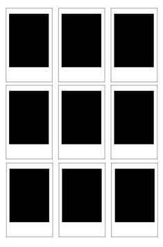 black and white squares are arranged in rows