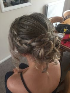 Rachael white freelance stylist Prom hair, braid, plait, updo. Bridal hair. Plait Updo, Plaited Updo, Updo Bridal Hair, Updo Bridal, Prom Hair Updo, Plaits Hairstyles, Bridal Hair Updo, Flower Girl Hairstyles