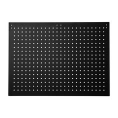 a black mat with white dots on it