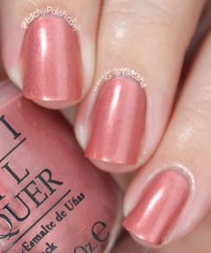 OPI - Hands Off My Kielbasa! (S) $6 Peach Aesthetic, Vow Renewal, Mani Pedi