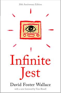 the book cover for infinite jest by david foster wallace