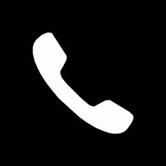 a white phone on a black background