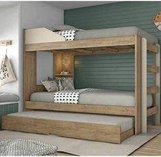 100 Modern Bunk Bed Design Ideas 2023 Modern loft bed, Modern bunk beds, Bedroom design Double Bed Small Room, Bunk Beds Bedroom, Modern Bunk Bed, Bunker Bed, Bunk Room Ideas, Modern Bunk, Modern Loft Bed