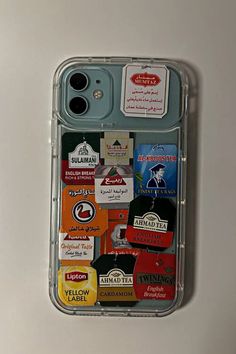 Label Phone Case Clear Iphone Case Aesthetic, Iphone Case Aesthetic, Clear Phone Case Design, Call Of Duty Warfare, Phone Case Diy Paint, Iphone Stickers, Iphone Obsession, Case Aesthetic, Collage Phone Case