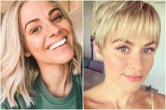 Cropped Hairstyles, Cut My Hair Short, Brunette Pixie Cut, Short Hair Blonde, Pixie Bob Hair, Short Blonde Pixie, Brunette Pixie, Cut Long Hair, Long Hair Cut Short