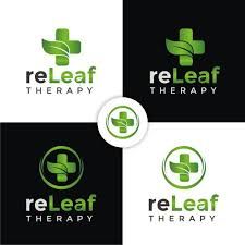 four logos for re leaf therapy