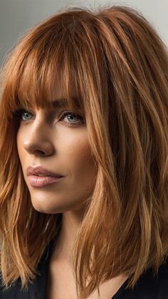 Is This the Copper Blonde Graduated Bob of Your Dreams? 💭 Trendy Fall Hair Color, Graduated Bob, Peinados Hair Styles