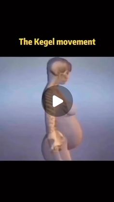 the kegel movement is shown in this animated video, which shows an image of a human