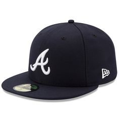 New Era Logo, New Era Cap, Fitted Caps, Fitted Hat, Atlanta Braves, Fitted Hats, Team Colors, Sport Outfits, New Era