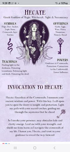 Hekate November 16, Symbols For Hecate, Who Is Hecate Goddess, Wicca Gods And Goddesses, Hekate Symbolism, Hecate November 16, Hecate Spells Witchcraft, How To Connect With Hecate, Night Of Hecate Ritual