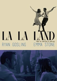 the movie poster for la la land