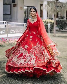 Anarkali Styles, Bhavdeep Kaur, Brown Things, Wedding Lengha, Bridal Suit, Indian Bridesmaids, Lehenga Design, Function Dresses