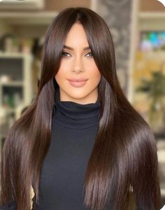 Chocolate Brown Hair Straight, Dark Brown Auburn Hair, Rich Chocolate Brown Hair Color, Shiny Brown Hair, Mocha Hair Color, Birthday Wig Hairstyles, Rich Chocolate Brown Hair, Mocha Color Hair