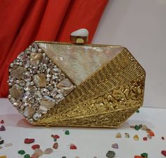 Natural Seashell inlaid Brass novelty purse bride beach bag, Wedding Designer bag 2023, mother of pearl clutch, sea shell purse Designer Bag 2023, Shell Purse, Novelty Purses, Handmade Fabric Bags, Pearl Clutch, Beach Bride, Wedding Designer, Handmade Fabric, Fabric Bags