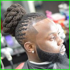 Haircut after Dreads 2819 35 Best Dreadlock Styles for Men Cool Dreads Hairstyles 2019  #haircutafter Garibaldi Beard, Twist Pony, Black Men Beard Styles, Long Dreads, Dread Braids, Men Beard