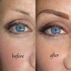 Picture Tattoo Eyeliner, Eyeliner Shapes, Brow Tattoo, Makeup Before And After, Permanent Cosmetics, Eyeliner Tattoo