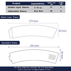 the width and measurements of an adjustable seat cushion for a sofa or chair, including two sizes