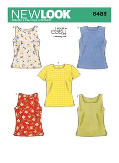 the new look sewing pattern is available for women