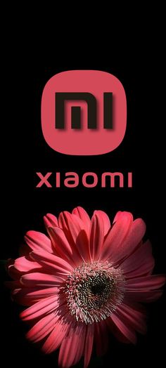 a red flower sitting next to the word imobix on a black background with an image of a pink flower