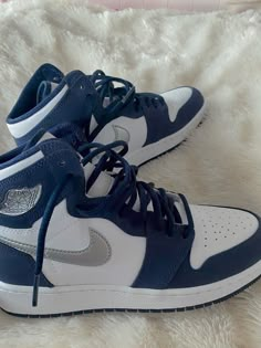 Jordans 1 Blue, Blue Nike Jordans, Sepatu Air Jordan, Kasut Nike, Blue Jordans