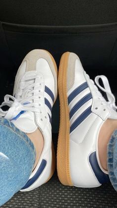 Blue Sambas, Ear Tattoo Ideas, Samba Shoes, Ear Tattoos, Shoes For School, Preppy Shoes, World Wide Web, Mens Outfit Inspiration