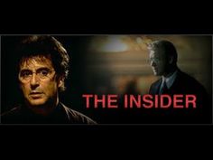 the insider movie poster with two men