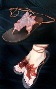 Fairy Shoes, Barefoot Sandal, Fairy Costume, Crazy Shoes, Alchemy, Womens Oxfords, Leather Working, Me Too Shoes, Shoes Sandals