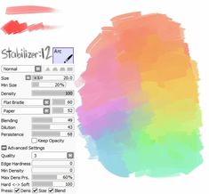 the color picker screen is shown in this graphic style, and it appears to be different