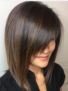 Straight Bob Hairstyles, Bob Cut Wigs, Edgy Haircuts, Brazilian Straight Hair, Short Straight Hair, Long Bangs, Edgy Hair, Great Hair, Hairstyles With Bangs