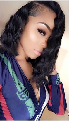 Crimped Bob, Black Women Bob Hairstyles, Women Bob Hairstyles, Brazilian Wigs, Black Women Bob, Quick Weave Hairstyles, Human Wigs, 360 Lace Wig, Front Lace Wigs Human Hair