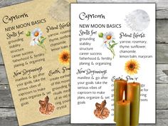 an image of two menus with flowers and butterflies on them next to each other