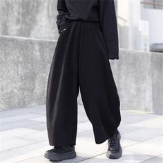 Japanese women's street style high waisted wide leg pants autumn winter trousers Size: M: Waist: 58-102cm Hip: 132cm L: Waist: 62-106cm Hip: 136cm XL: Waist: 66-110cm Hip: 140cm Fabric: Velvet fabric Style: Street Waist height: high waist Clothing style details: pockets Pant type: wide leg pants (excluding other items in the picture) Paypal payment    We only accept Paypal payment in our store. Shipping Policy  Item will be shipped within handling time as soon as the payment verified. Oversized Wide Leg Pants For Fall Workwear, High Waist Solid Color Bottoms For Streetwear, Trendy Cotton Wide Leg Pants For Winter, Trendy Wide Leg Bottoms For Winter, Trendy Winter Wide Leg Pants With Pockets, Trendy Winter Wide Leg Bottoms, Trendy Streetwear Bottoms Solid Color, Trendy Streetwear Bottoms In Solid Color, Chic Oversized Cotton Pants