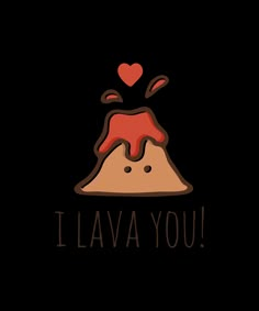 i lava you on a white background with the words, i love you written below it