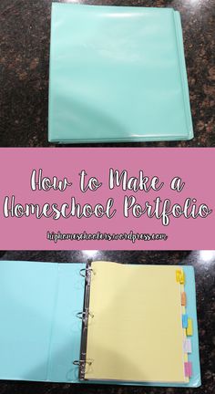 how to make a homeschool folder