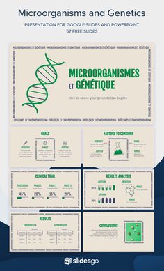 an info sheet with information about microorganisms and gentiques on it