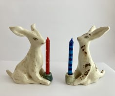 Functional Animal Ceramics, Ceramic Candleabra Ideas, Ceramic Cake Topper, Ceramics Trinkets, Birthday Ceramics, Unusual Ceramics, Simple Clay Projects, Elephant Diy, Ap 3d Art