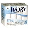 four rolls of ivory pure naturally clean toilet paper, 4 - ply pack