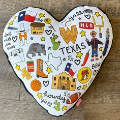 Love for Texas Pillow by Callie Danielle - Lyla's: Clothing, Decor & More - Plano Boutique Texas Doodles, Texas Gift Basket, Texas Pillow, Callie Danielle, Texas Decor, Funny Gifts For Women, Texas Gifts, Funny Gifts For Men, Unique Gifts For Mom