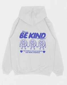 Vibrant, vintage-inspired graphics tee. Your new FAV tee. Be Kind To Others, Cream Hoodie, Pink Crewneck, White Hoodie, Sweatshirt Designs, Apparel Design, Tee Design, Be Kind