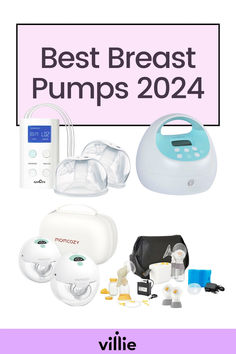 the best breast pump for babies in 2020 with text overlay that reads, best breast pumps