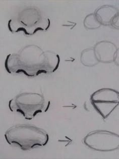 the drawing shows how to draw different shapes